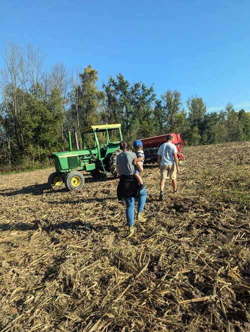 The Borderview Family Farm family near Lake Champlain, Vermont